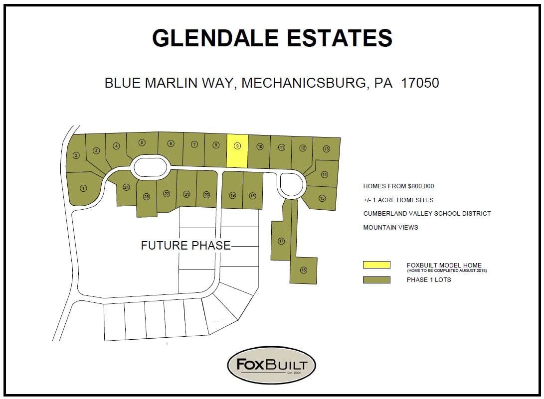 Glendale Estates PA Custom Homes & Remodeling FoxBuilt