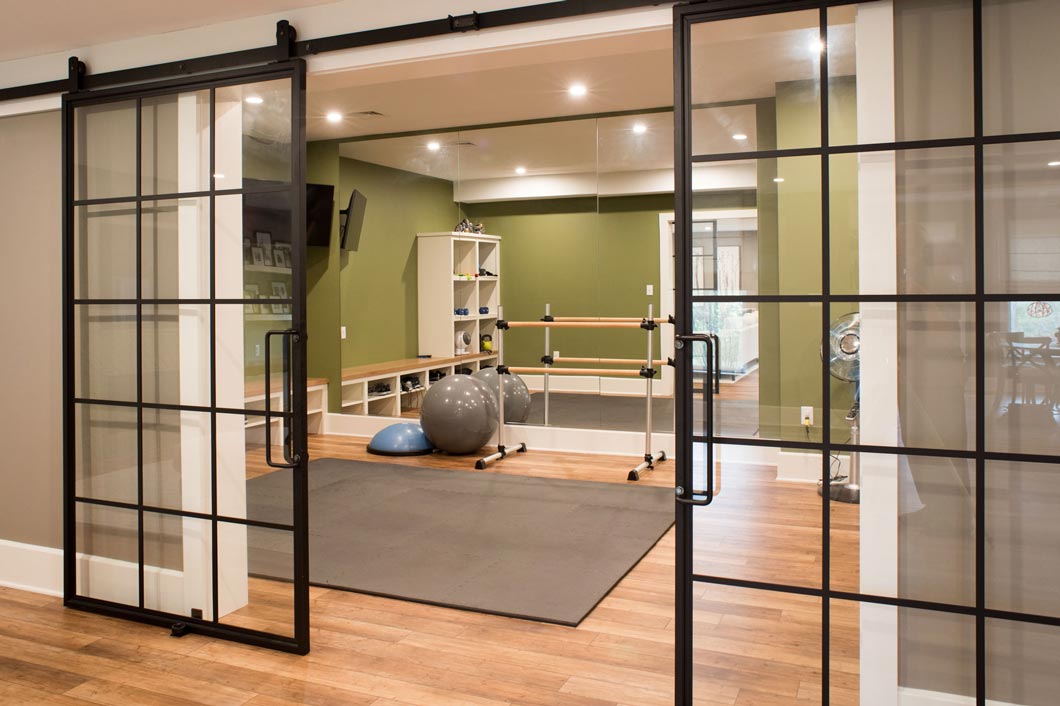 home gym remodel by foxbuilt